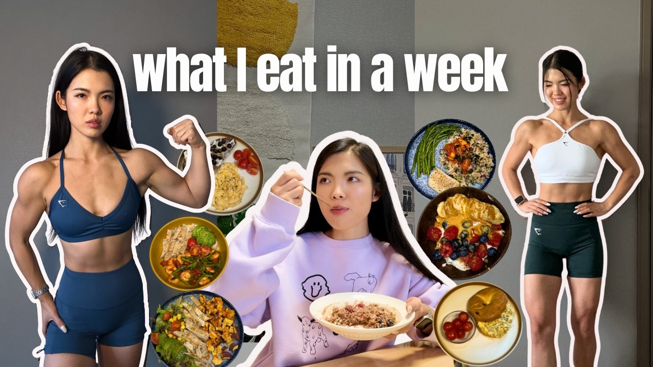 Неделя питания и тренировок для наращивания сухой мышечной массы💪🥗 простые рецепты с ВЫСОКИМ СОДЕ...
