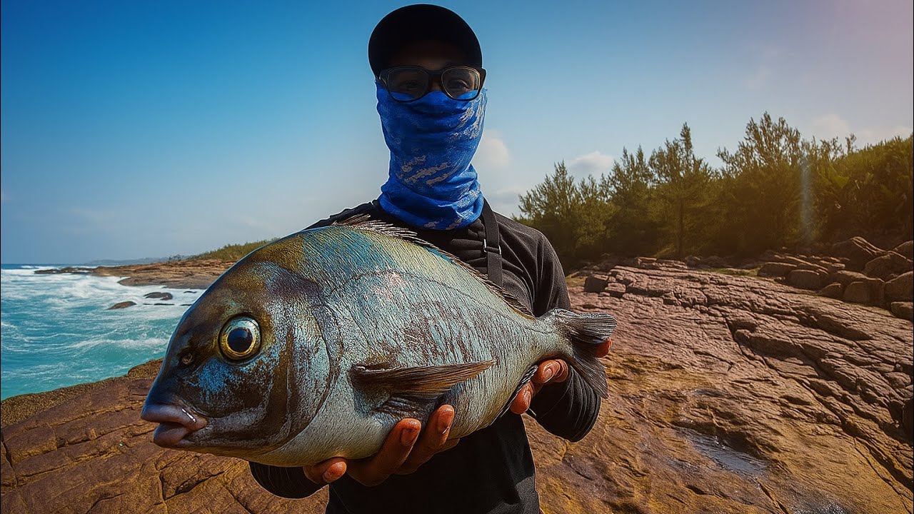 I Fished on a Private Beach !
