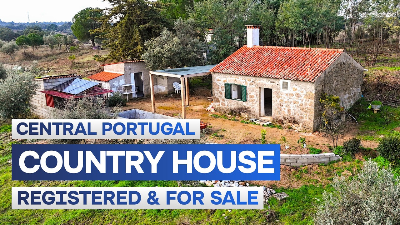 🇵🇹 87.500€ | Off-Grid Farm with Stone House for Sale in Portugal 12,250 m²