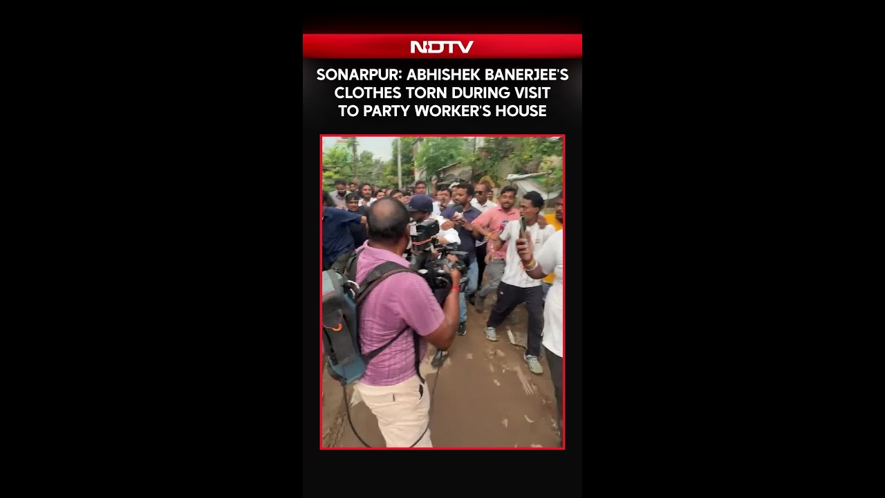 Sonarpur: Abhishek Banerjee's Clothes Torn During Visit to Party Worker's House