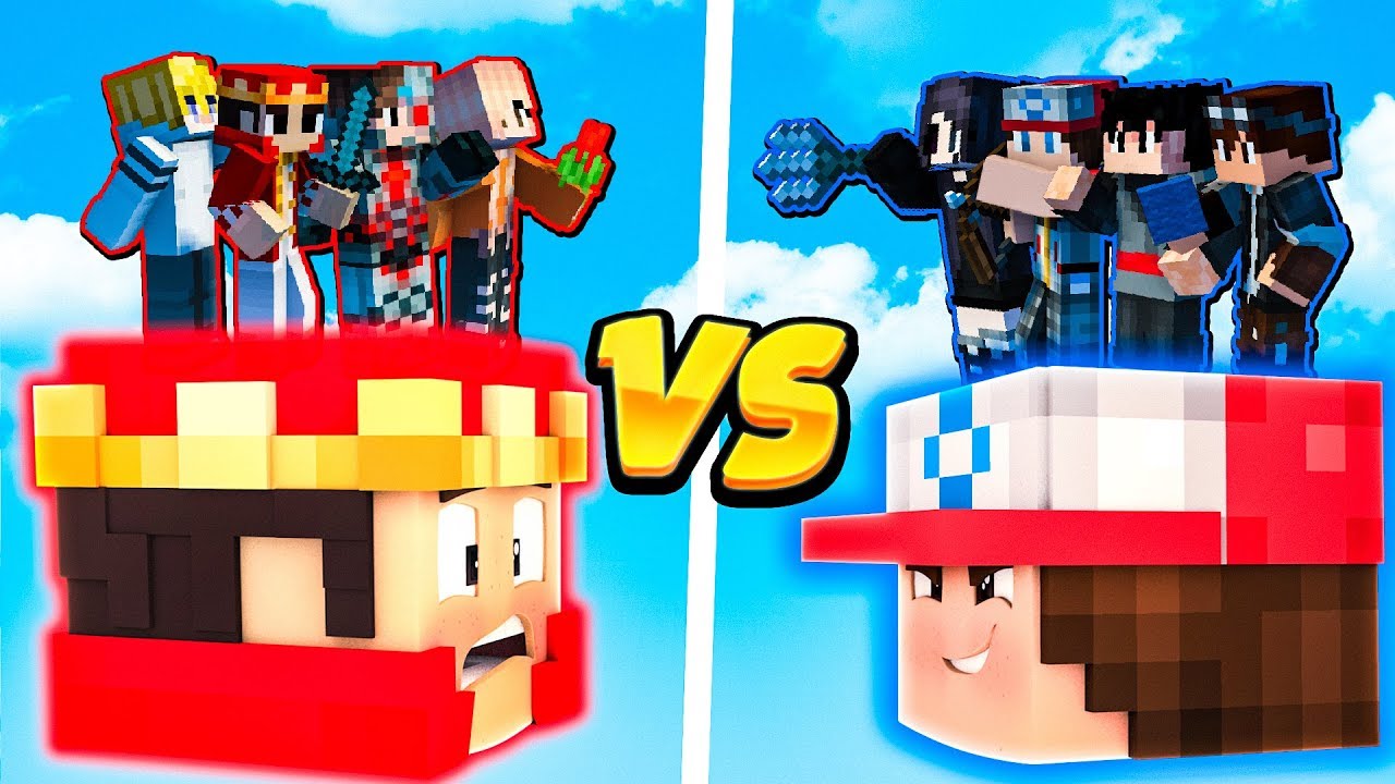 KR&Oacute;LOWIE ZŁOTA vs NAJLEPSI GRACZE! 4 vs 4 HEAD WARS MINECRAFT