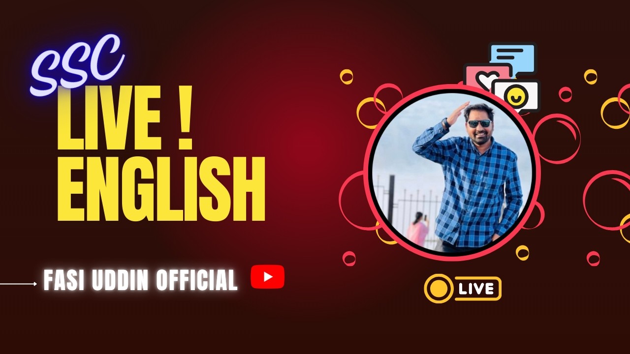 LIVE ! English SSC | Fasi uddin official