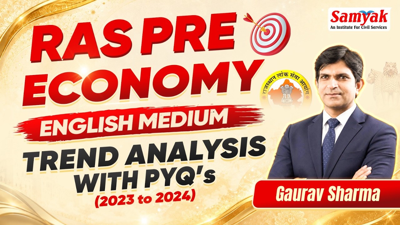 RAS PRE 2026 | Economy PYQ Analysis (2023-2024) | Most Important Questions & Trend Analysis