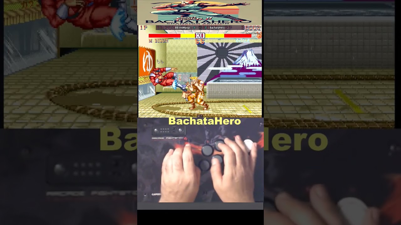 Bison vs Guile Good Game Street Fighter II Champion Edition #sf2ce #retrogaming #shorts #arcade