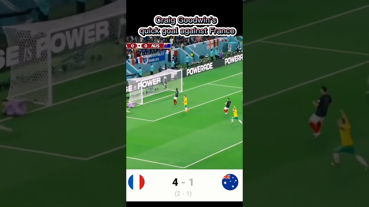 Craig Goodwin's quick goal against France