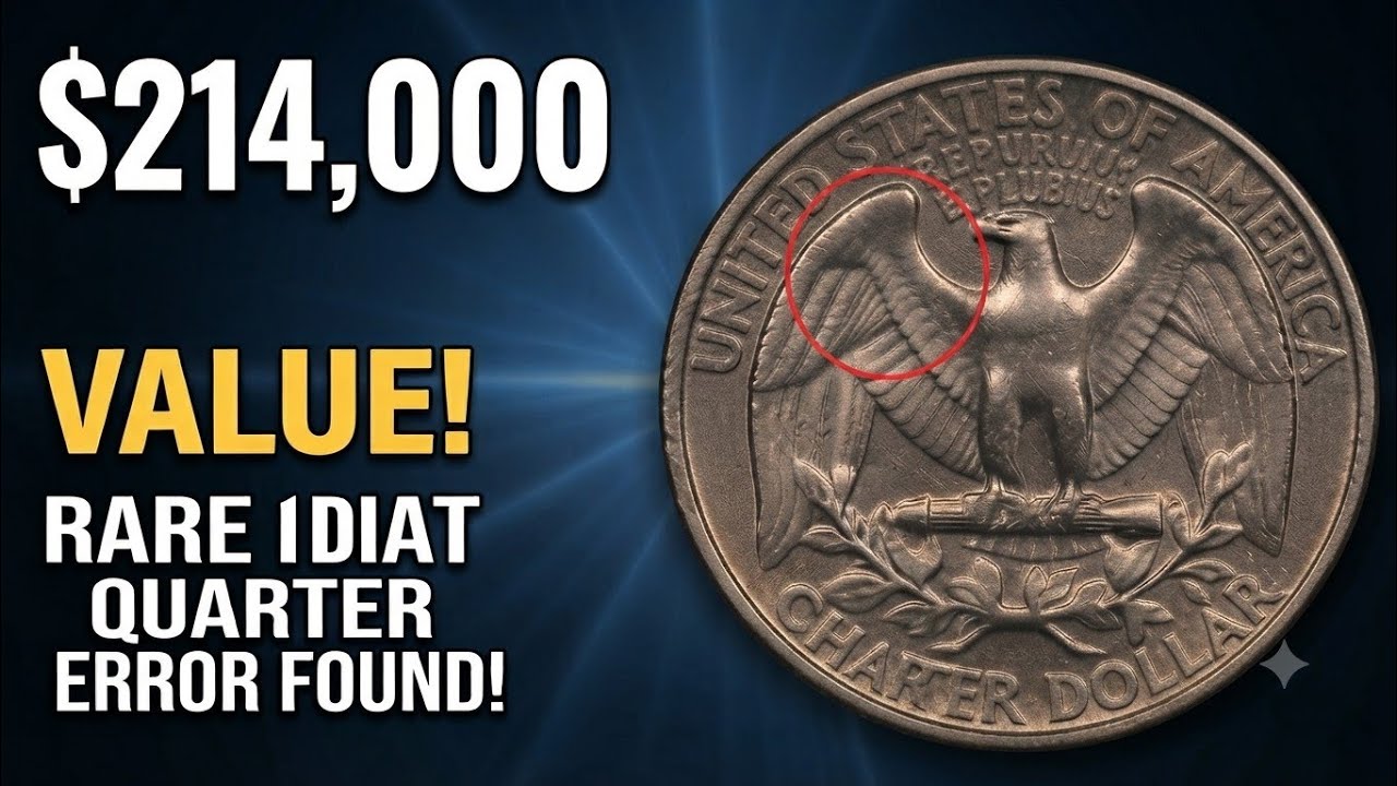 Could This Washington Quarter Be Worth $214,000? Rare Mint Error Explained