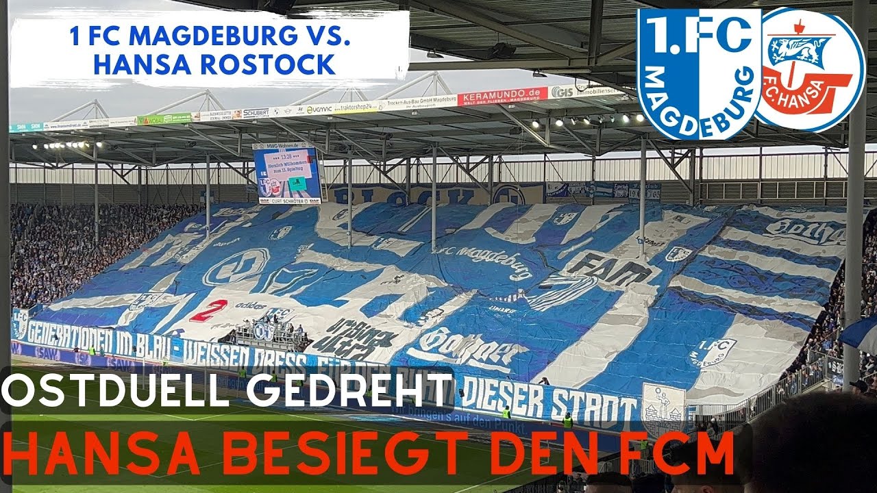 HANSA DREHT OSTDUELL! FCM VIELE CHANCEN KEINE PUNKTE  /Magdeburg vs. Rostock / FANPRIMUS STADIONVLOG