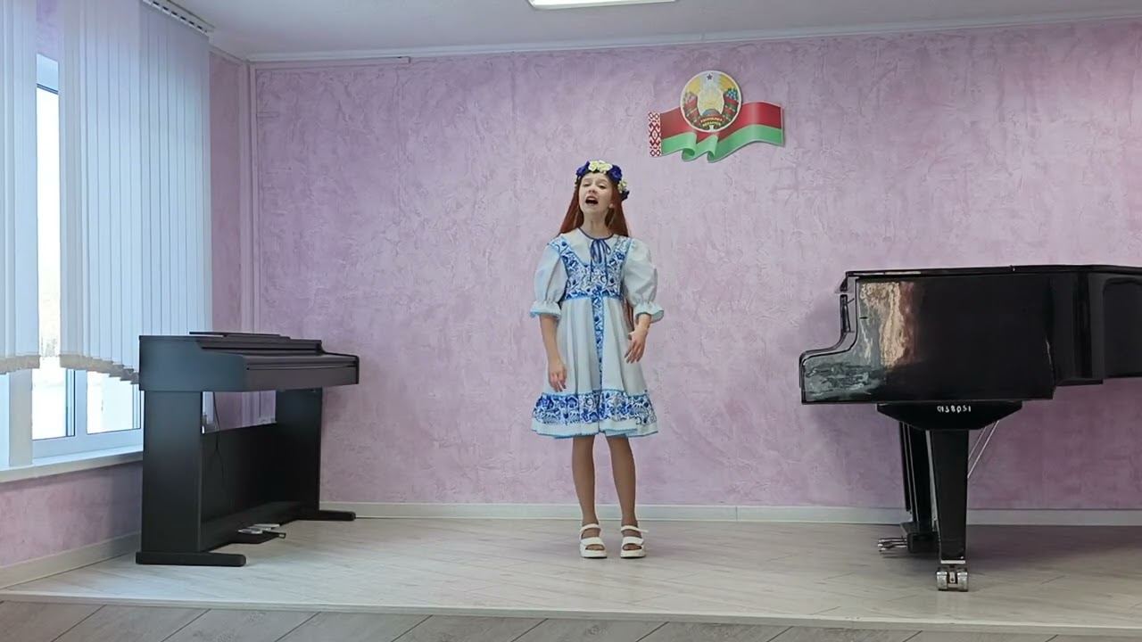 Гладковская Варвара (10 лет). Народный вокал, соло. Муз. и сл. Е.Завацкого 
