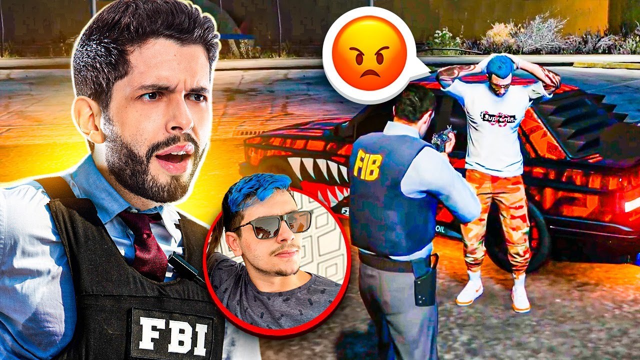 VIREI DO FBI E REVISTEI O GABE NO GTA RP!!