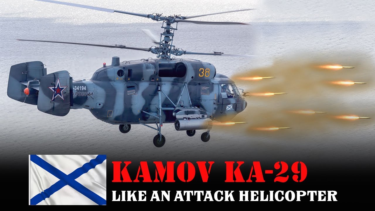 Ужасающая мощь вертолета Ка-29