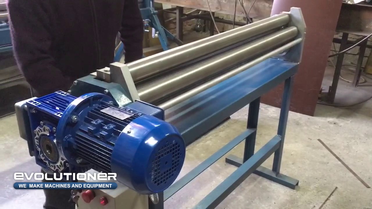 Plate rolling machine EPRM-1,3 overview video