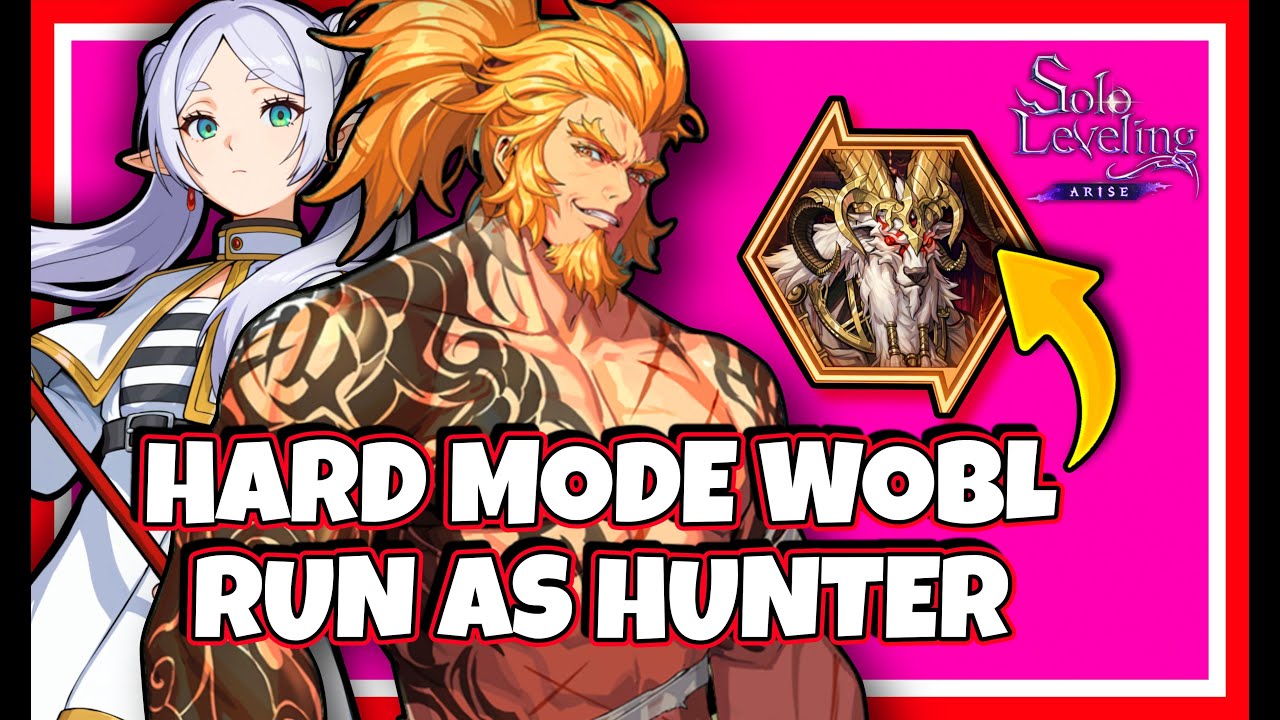 HOW I CLEARED WOBL HARDMODE VALTAIR AS HUNTER IN [SOLO LEVELING: ARISE] #sololeveling
