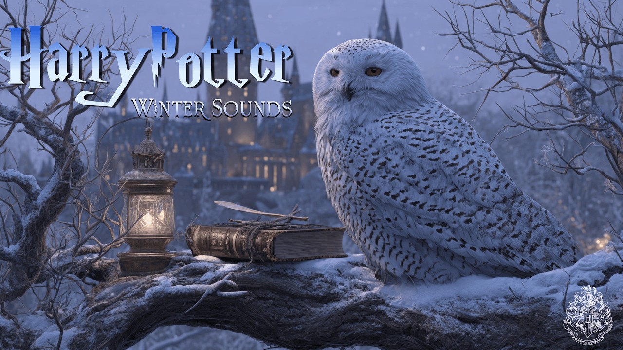 Harry Potter Ambience ✨ 6 Hours of Hogwarts Winter Sounds | Relaxing Snowy Night for Deep Study 🦉