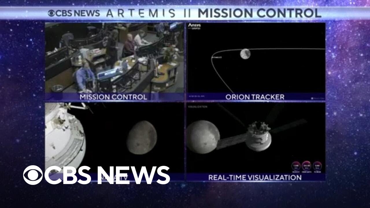 Watch: Artemis II begins moon flyby