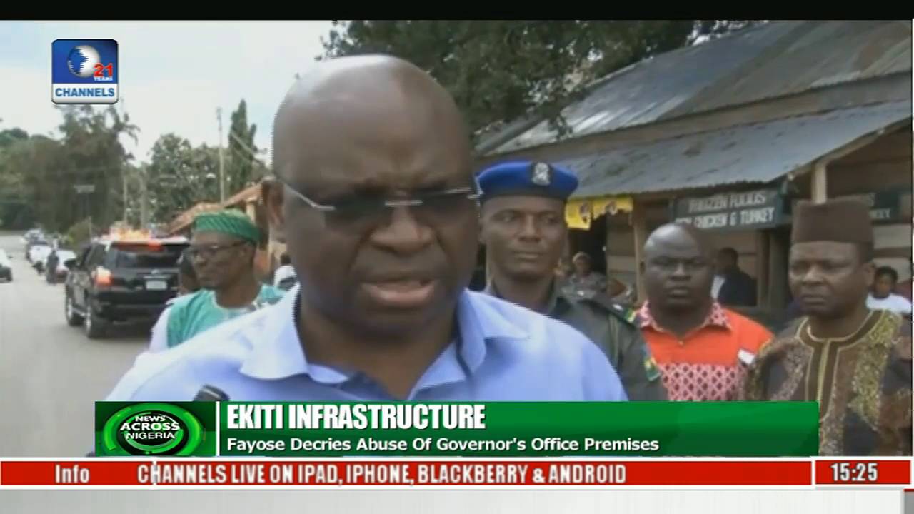 Fayose Decries Abuse Of Governor's Office Premises