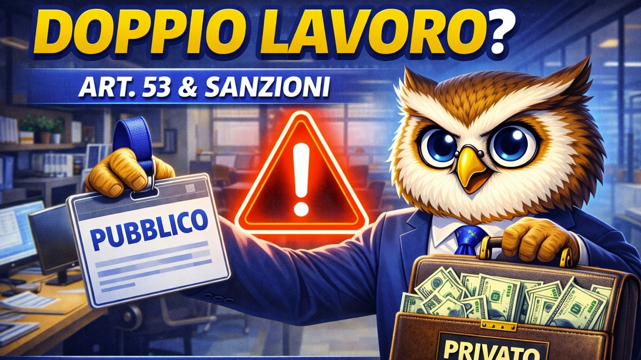 Doppio Lavoro nel Pubblico Impiego? Art. 53, Part-Time e Incompatibilità