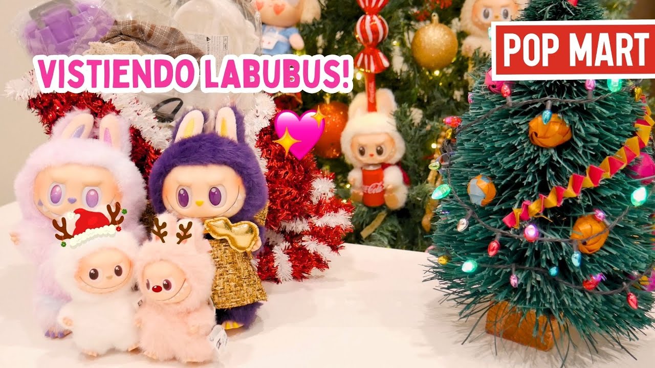 Vistiendo a mis Labubu 🧸✨ | Día de Reyes Parte 2 🎁 | Pop Mart #labubu #unboxing #blindbox 