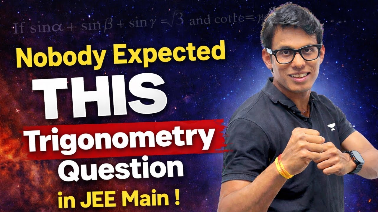 Toughest Trigonometry Problem ever asked in JEE Main ? | JEE Main 2026 | Prashant Jain #jee