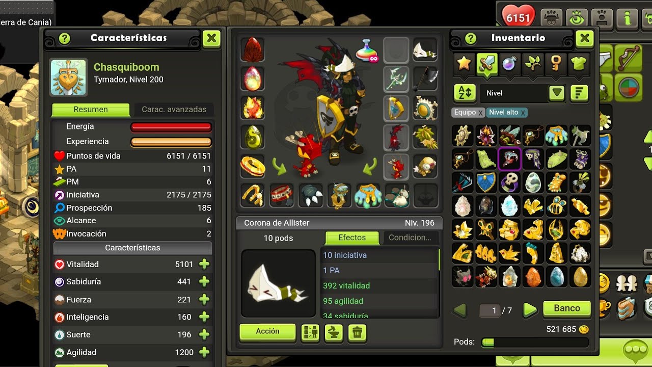 [Dofus Touch] Tymador full Ágilidad Set Final 🔥👹😈