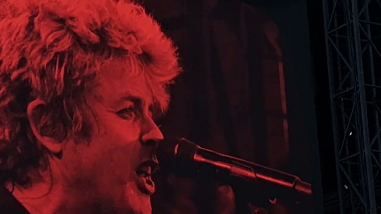 Green Day old trafford Manchester 2024 American idiot