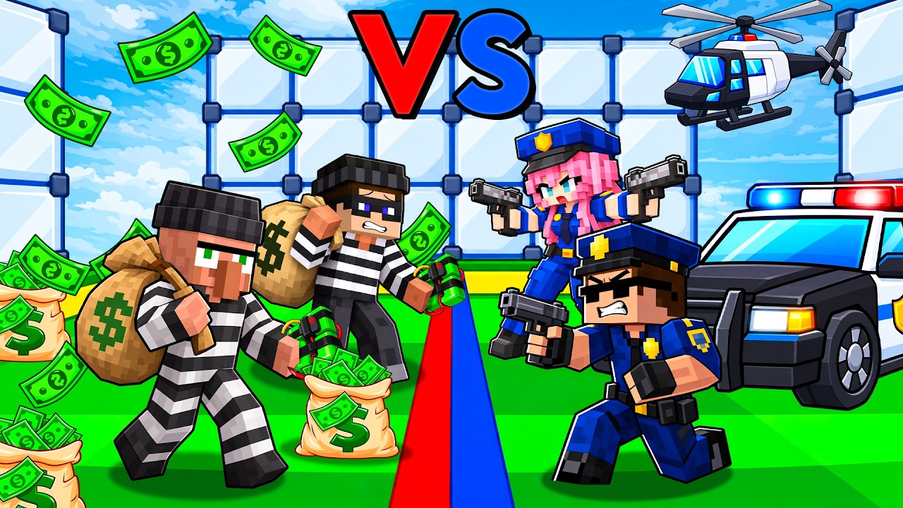 Cops vs Robbers in Rivals in Roblox..