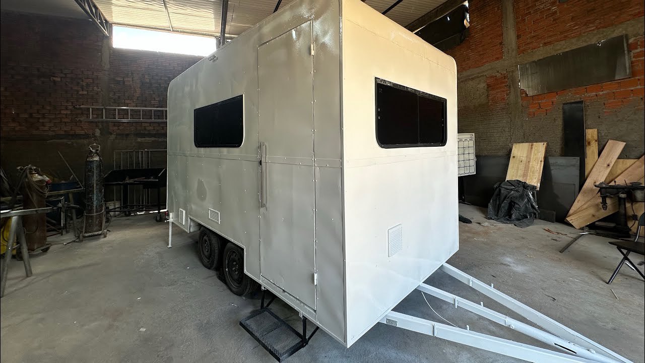 CHEGAMOS AO FIM PINTURA TRAILER MOTOR HOME