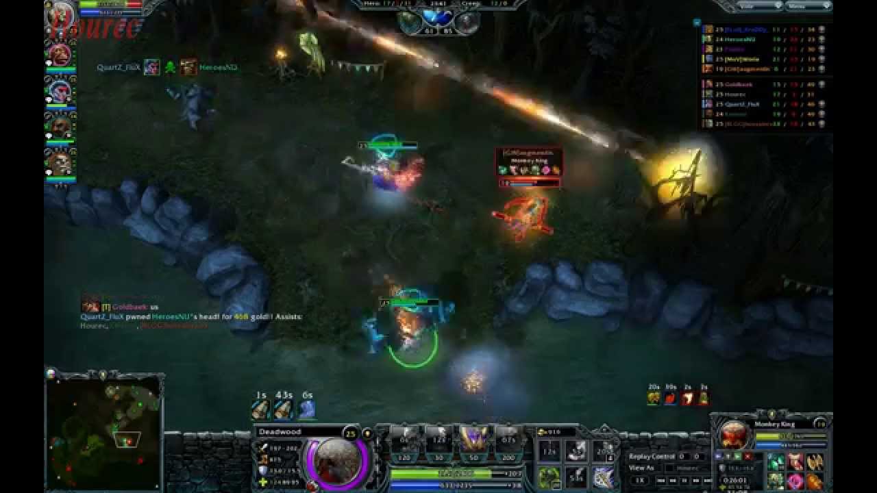 Heroes of Newerth - Mid Wars Gameplay - Stoned Deadwood