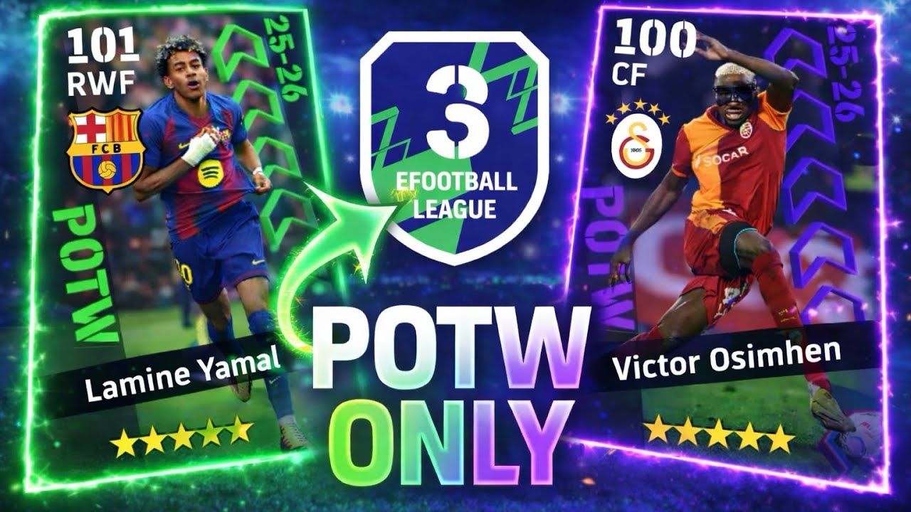 New Season Grind Begins… POTW ONLY | eFootball Mobile 2026