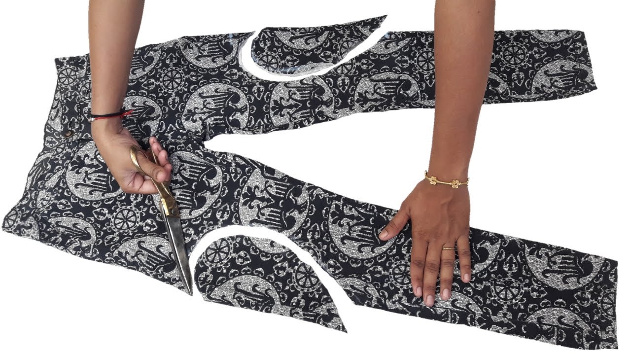 Diy Idea From Old Pant // Old  Pant Re Use Idea // New Idea From Old Pant // By Hand Made Ideas