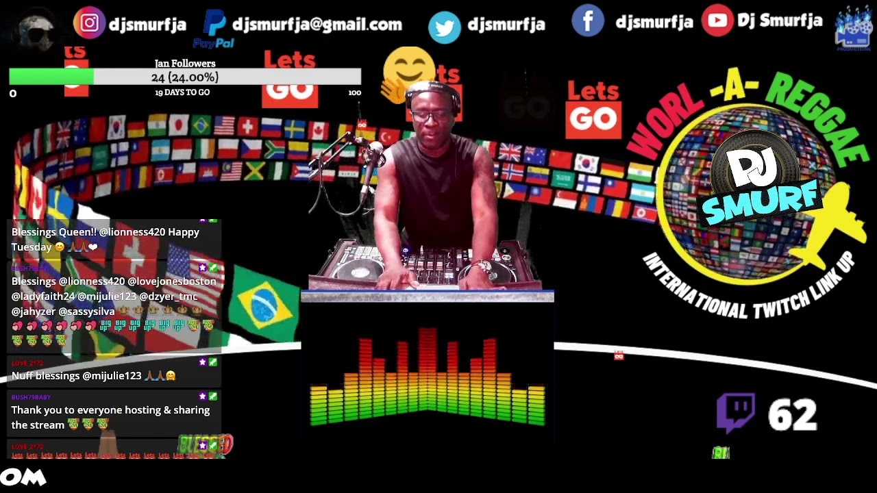 WORLD A REGGAE   (JAN 11, 2022) LIVE STREAM ON TWITCH TV