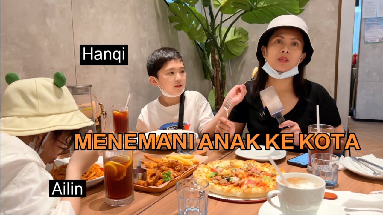 MENEMANI ANAK MAIN KE KOTA DANDONG LIBURAN,MEREKA SANGAT BAHAGIA DAN SERU
