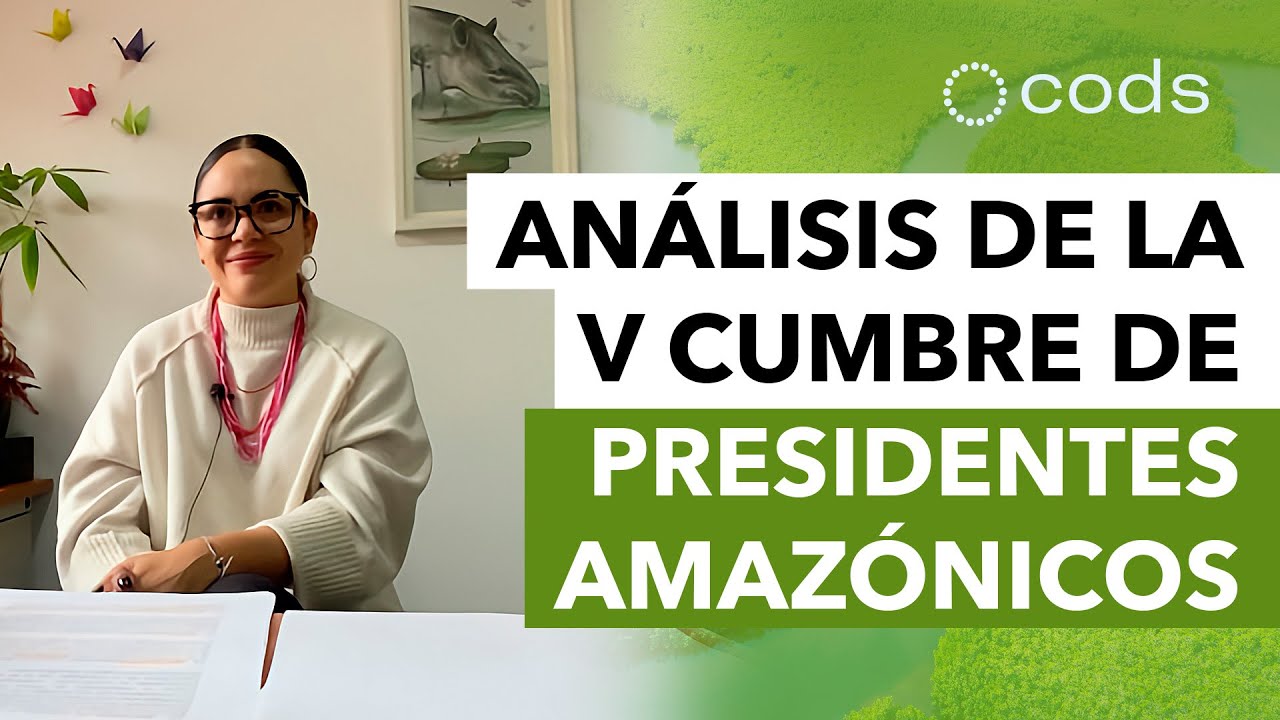 CODS Analiza - Juana Hofman y la V Cumbre de Presidentes Amazónicos 2025