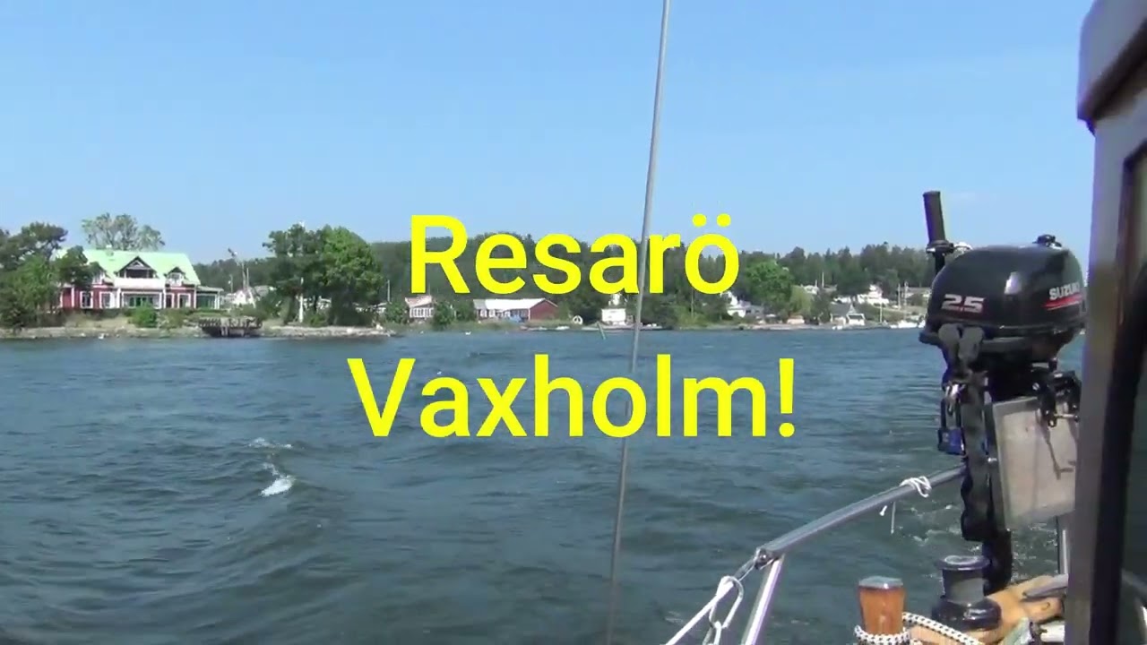 Motorseglaren Disa till Stockholms skärgård 2021.mp4