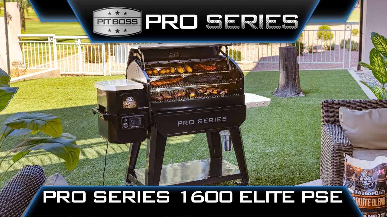 Introducing the All-New Pro Series 1600 Elite PSE Wood Pellet Grill | Pit Boss Grills