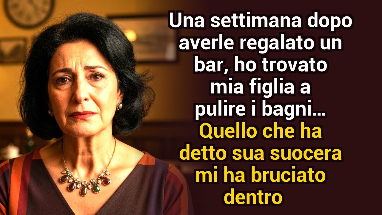 Una settimana dopo aver dato un bar a mia figlia, l’ho trovata pulendo bagni — sono intervenuta subi