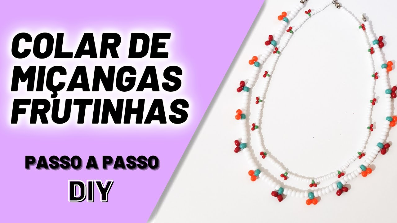 Colar de Miçangas Frutinhas