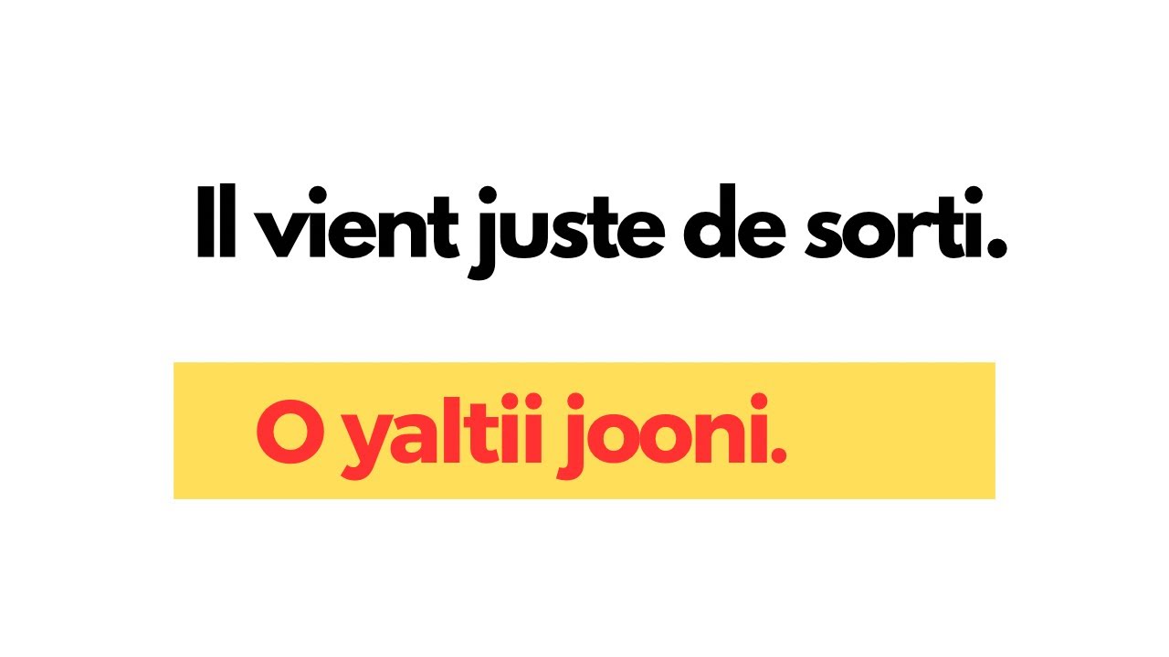Apprendre le Pular du Fuuta Jaloo avec des phrases simples - Partie 45