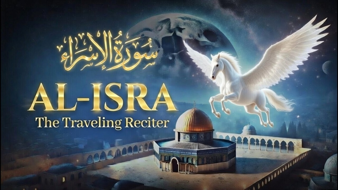 Surah - AL-ISRA (The Night Journey) | Surah 17 of Quran | 111 Ayas | No Ai 😇
