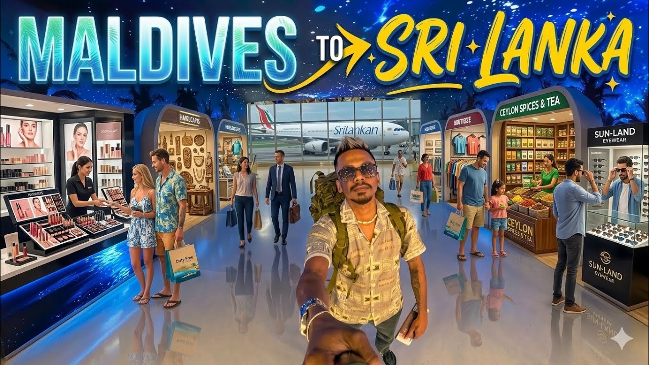 මාලදිවයිනේන් ලංකාවට යමු 🇲🇻🛫🇱🇰 | Maldives to Srilanka | Sinhala 