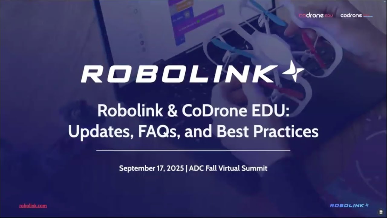 Robolink & CoDrone EDU: обновления, часто задаваемые вопросы и лучшие практики.