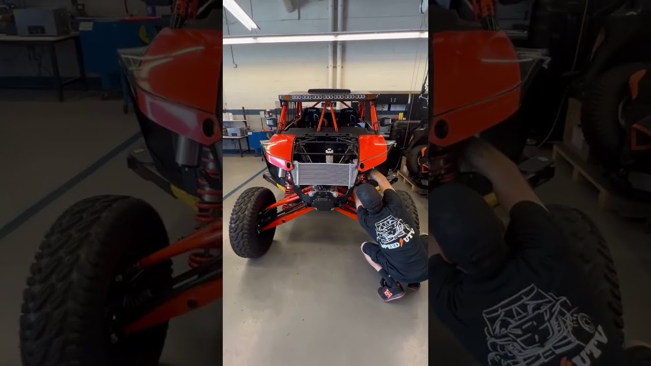 SPEED UTV Front Mount Oil Cooler Install