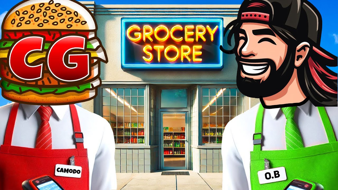Two Best Friends Open a GROCERY Store?! - Grocery Store Simulator