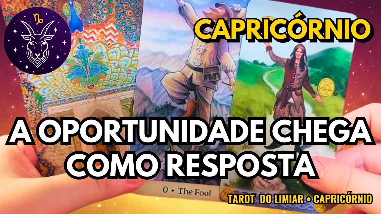 CAPRICÓRNIO ♑️ VOCÊ PEDIU… E FOI ATENDIDO! O NOVO CAMINHO SE ABRE 🚀✨