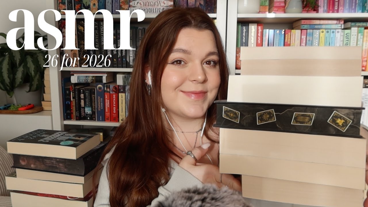 ASMR 26 books i want to read in 2026 💌✨ *my new year TBR, book rambles*