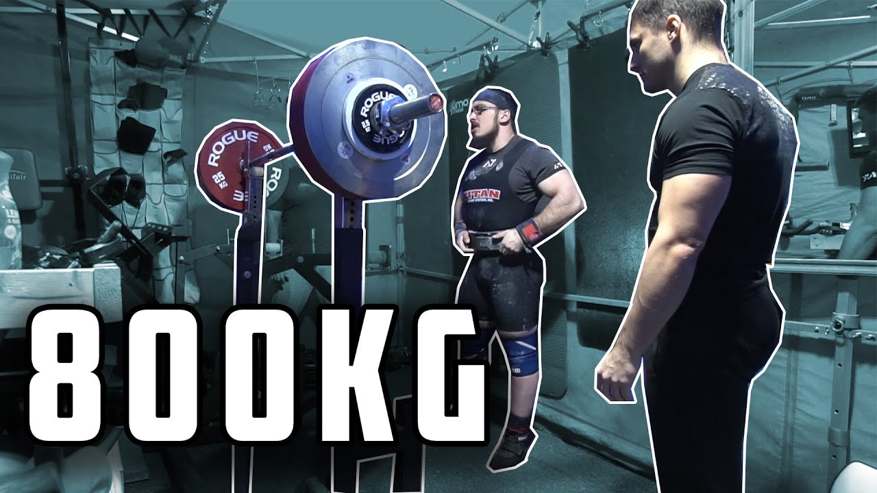 800kg Gym Total at 93kg Bodyweight - Erik Mata