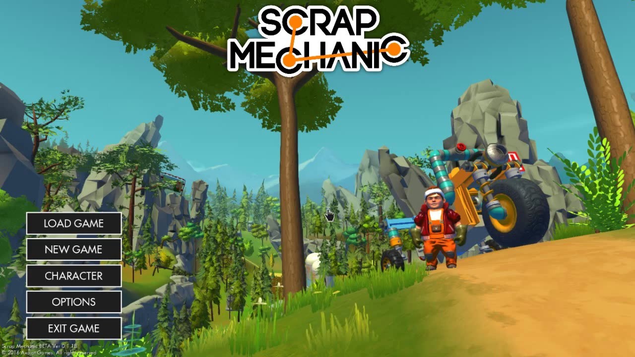 Scrap Mechanic - Testing with low graphic settings on low Spec Laptop