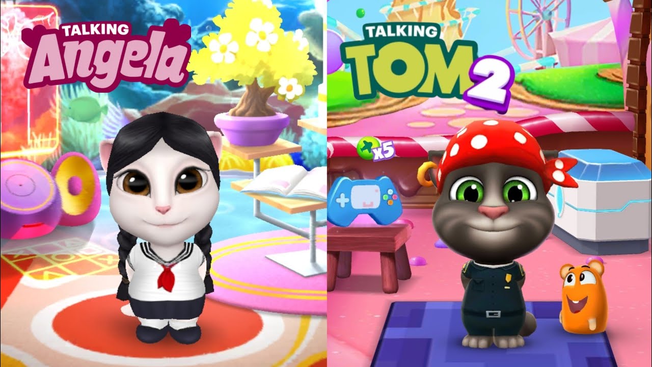 Angela And Tom 2 Started life 😍🌈| Funny gameplay 😛🫶| Part : 01