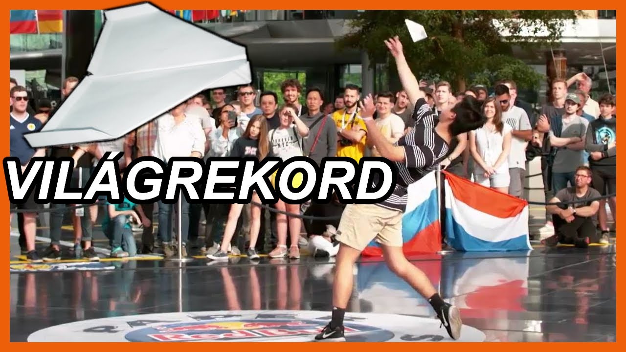 ✈️🏆. Hogyan készítsük el a világrekord papír repülőgépet a leghosszabb repülési időre. TAKUO TODA.