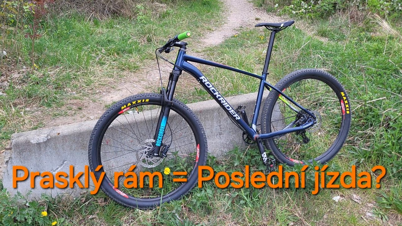 Mám prasklý rám na kole Rockrider XC 50 LTD Co dál: výměna nebo reklamace?