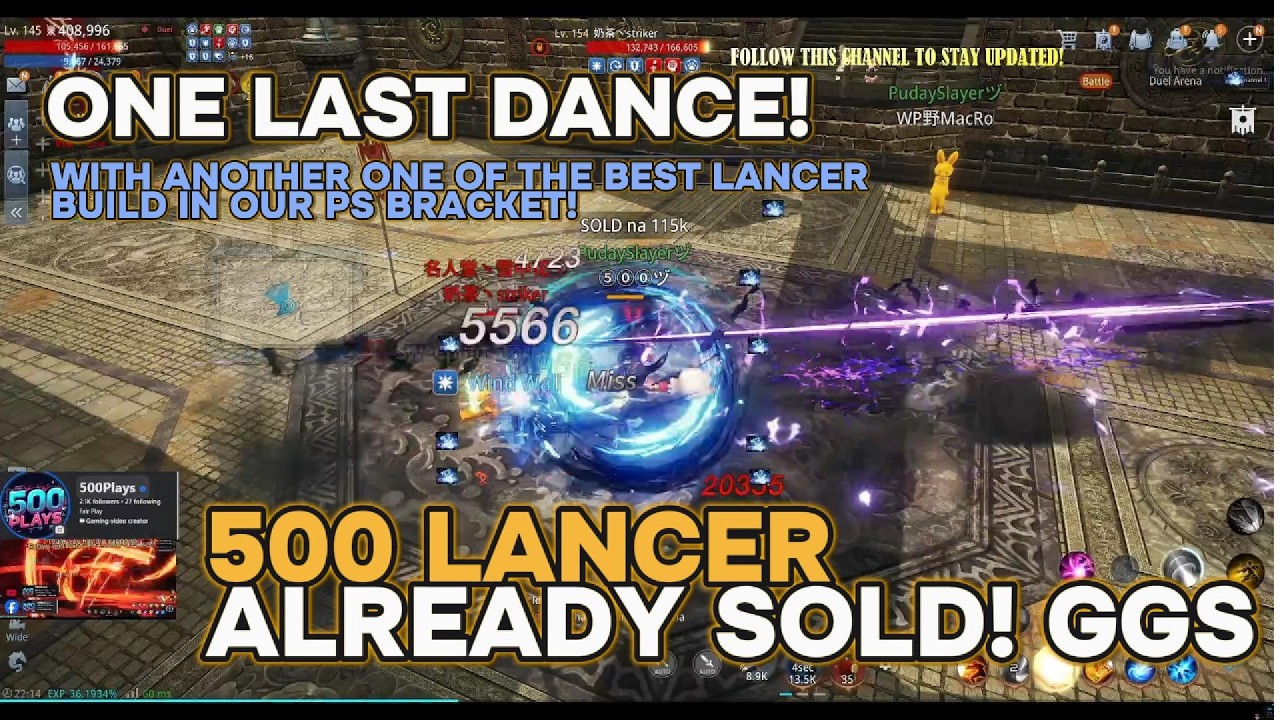 MIR4 PVP: ONE LAST DANCE ALREADY SOLD MY LANCER